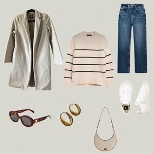 Zara wool blend trench coat